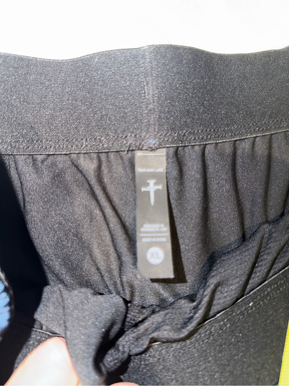 Three Nails Men’s Navy Athletic Pro Tech Performance Shorts - Picture 3 of 3
